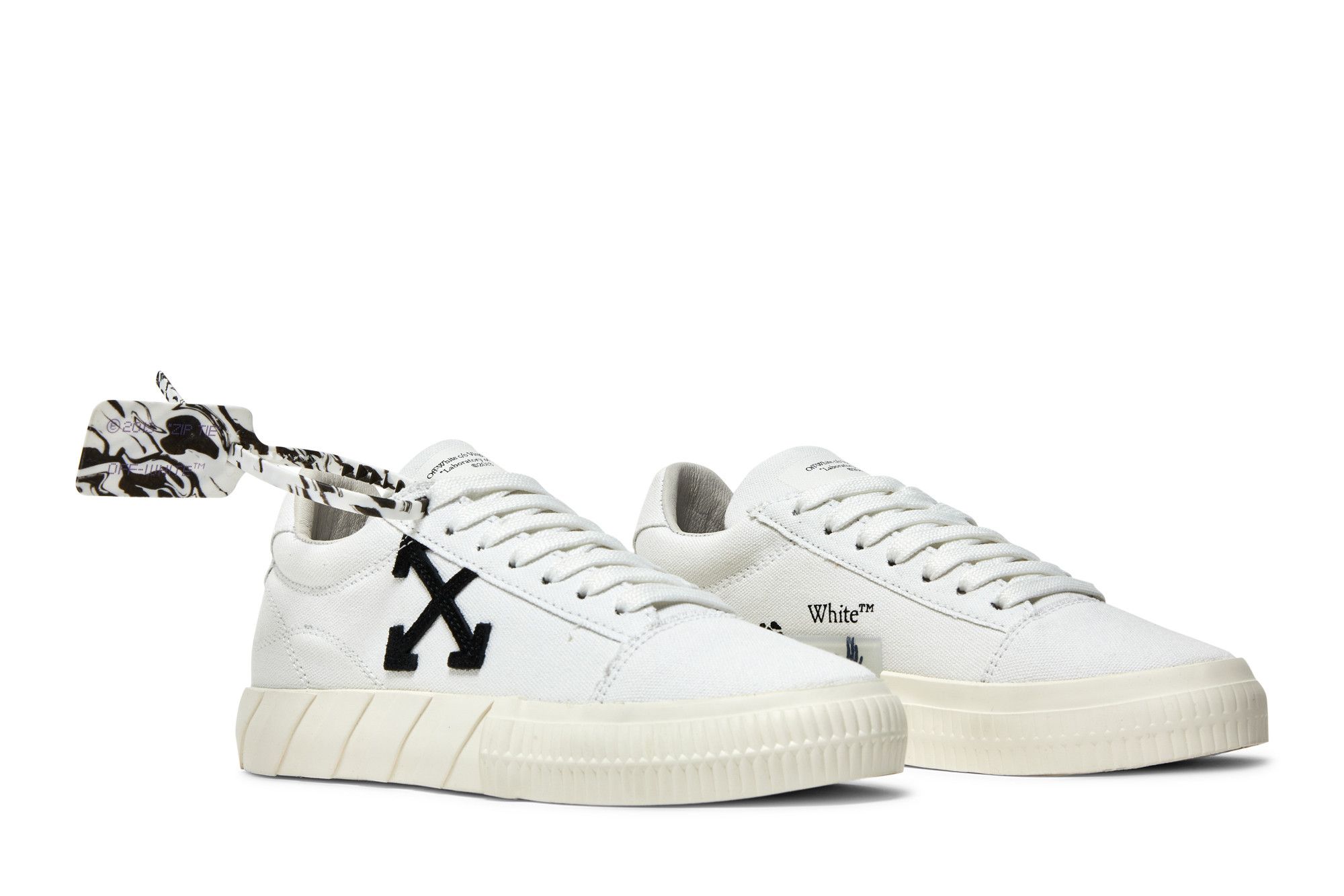 Cheap (W) Sneaker Off-White Vulc Eco ''Bianco Nero''. OWIA178F21FAB0020110