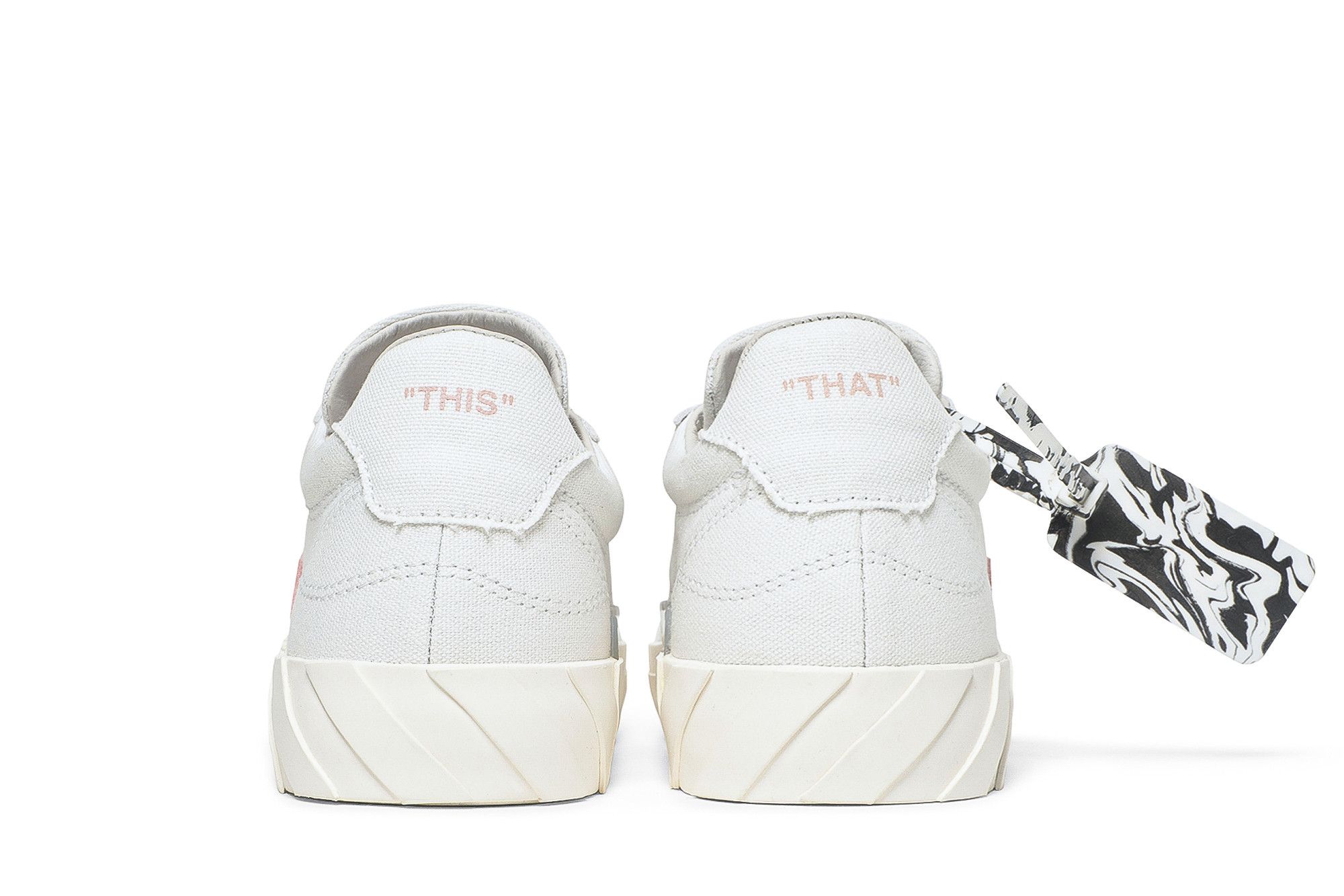 Details for (W) Off-White Vulc Eco Sneaker 'Putih Merah Jambu' OWIA178F21FAB0020130