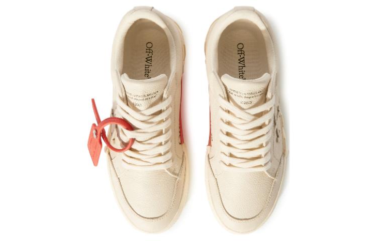 Shop (W) Off-White Vulc 运动鞋 '米色' OWIA272F23LEA0016161