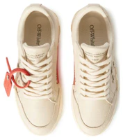 Shop OFF-WHITE 小牛皮 硫化 防滑耐磨 低筒 帆布鞋 女款 米色