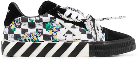 Order OFF-WHITE Vulcanised 低筒耐磨防滑休閒板鞋 女款 黑白