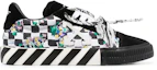 Order (W) Off-White Vulc Sneaker ''Noir Blanc Motif Camo Numérique'' OWIA178S21FAB0018410