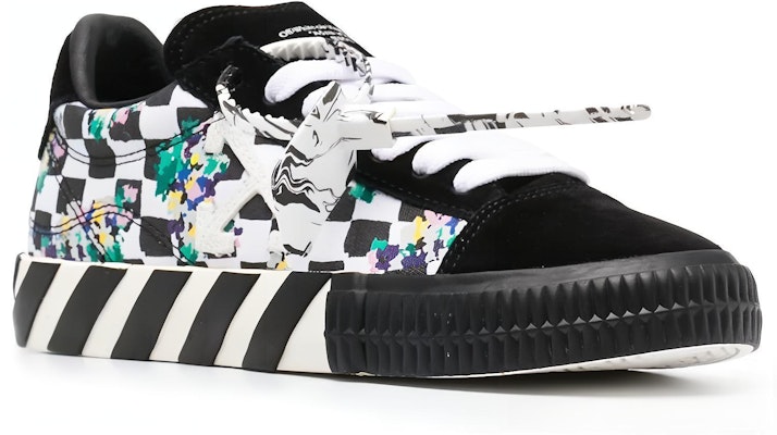 (Women) Off-White Vulc Sneaker 'Black White Check Digi Camo' OWIA178S21FAB0018410 Lookbook (Women) Off-White Vulc Sneaker 'Black White Check Digi Camo' OWIA178S21FAB0018410