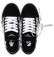 Shop OFF-WHITE Vulcanised 低筒耐磨防滑休閒板鞋 女款 黑白