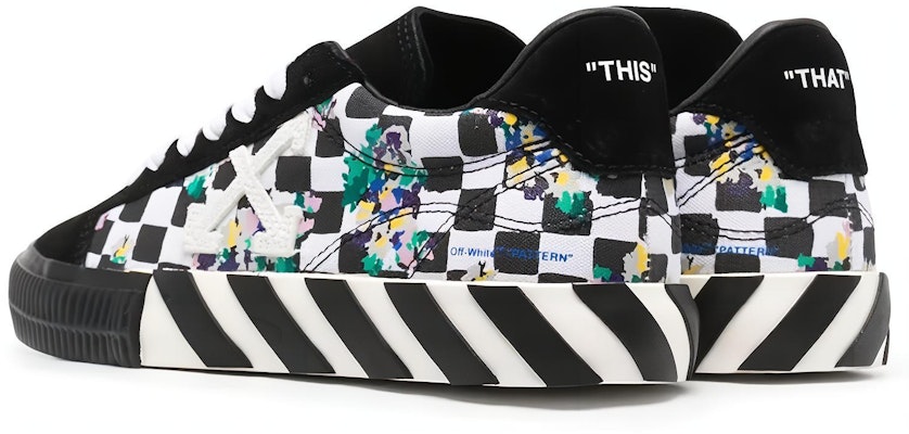 (Women) Off-White Vulc Sneaker 'Black White Check Digi Camo' OWIA178S21FAB0018410 Purchase (Women) Off-White Vulc Sneaker 'Black White Check Digi Camo' OWIA178S21FAB0018410
