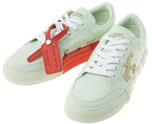 (W) オフホワイト バルカンスニーカー "ミントライトイエロー" OWIA272S23FAB002-5119 Order (W) オフホワイト バルカンスニーカー "ミントライトイエロー" OWIA272S23FAB002-5119