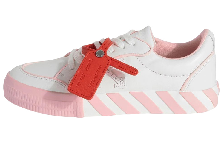 (W) Off-White Vulc Sneaker 'Outlined - White Powder Pink'