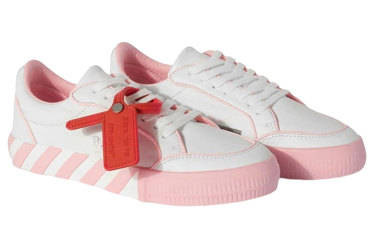 (W) Off-White Vulc Sneaker 'Outlined - White Powder Pink' 圖 2