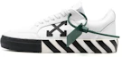 Buy OFF-WHITE Vulcanized 皮革 硫化 時尚板鞋 女款 白黑色