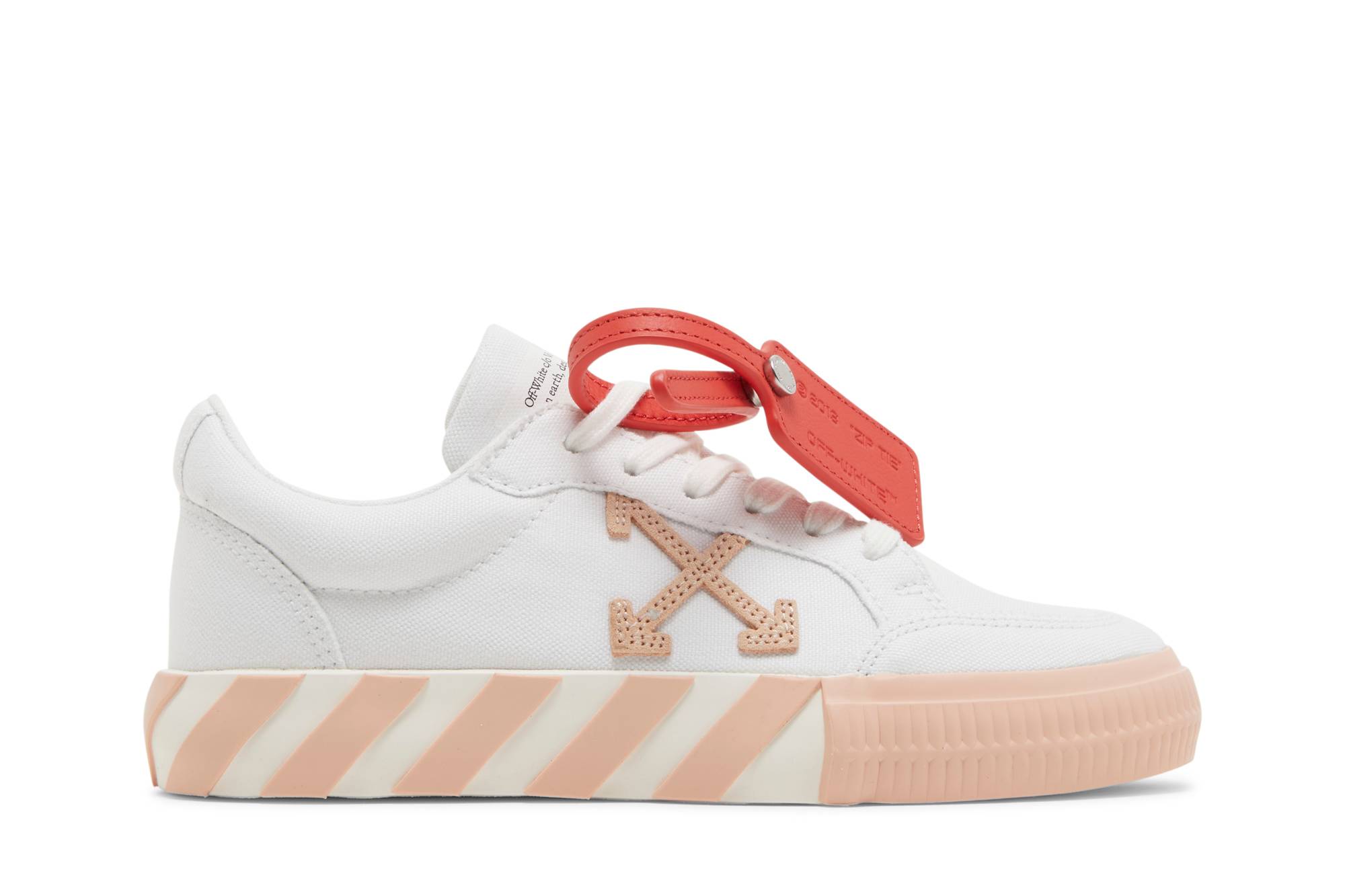 (W) Off-White Vulc Sneaker 'White Powder Pink'