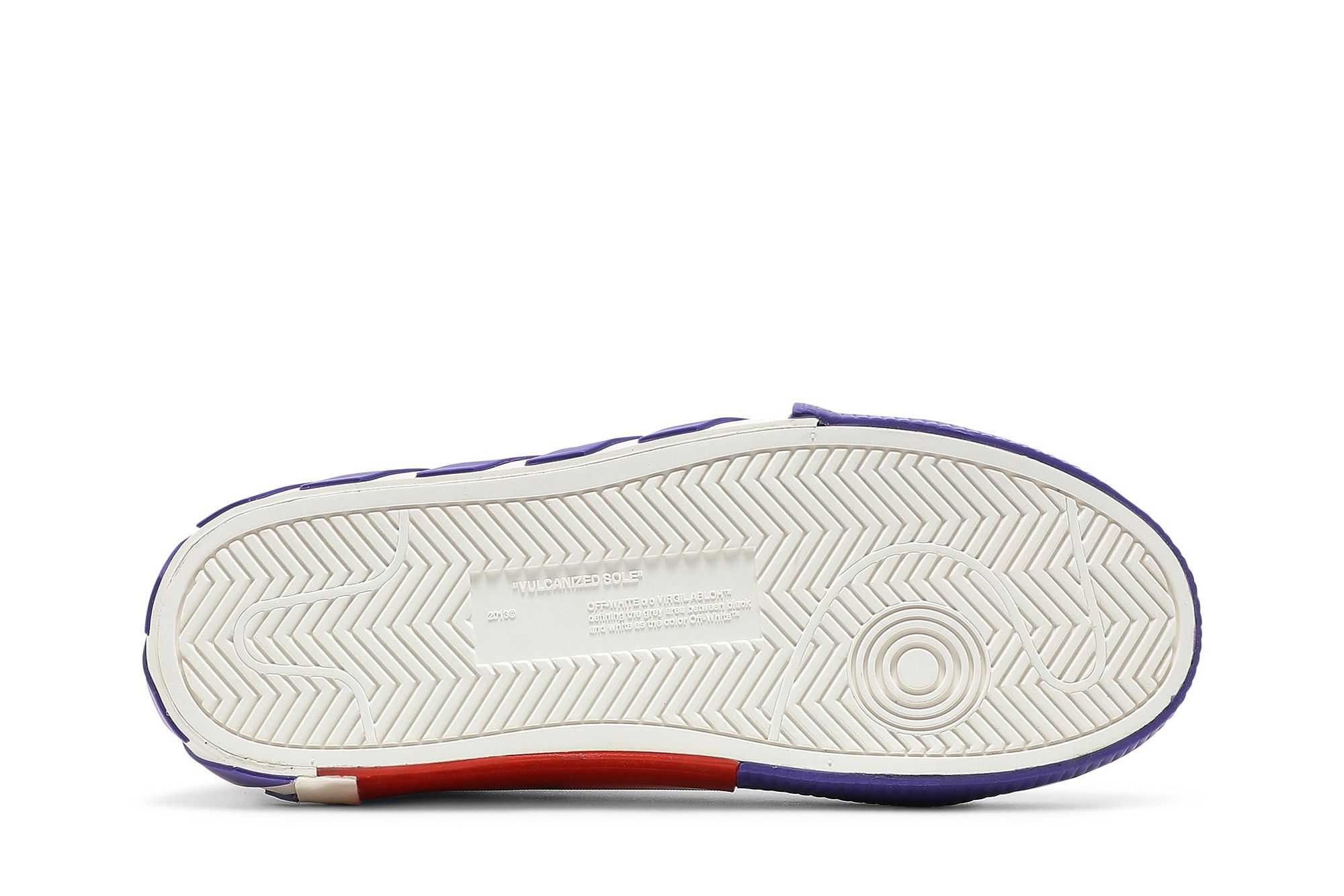 Shop (W) Sneaker Off-White Vulc ''Bianco Violetto'' OWIA178R21FAB001-0135