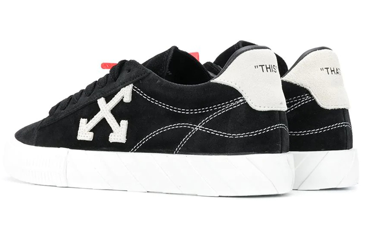 Lookbook (W) Sepatu Rendah Off-White Vulc 'Hitam' OWIA216F20LEA001 1001