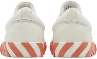 Details for OFF-WHITE 皮革 低幫綁帶圓頭 時尚板鞋 女款 橙白