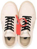 Lookbook OFF-WHITE 硫化棉布低筒繫帶時尚休閒鞋 女款 米色