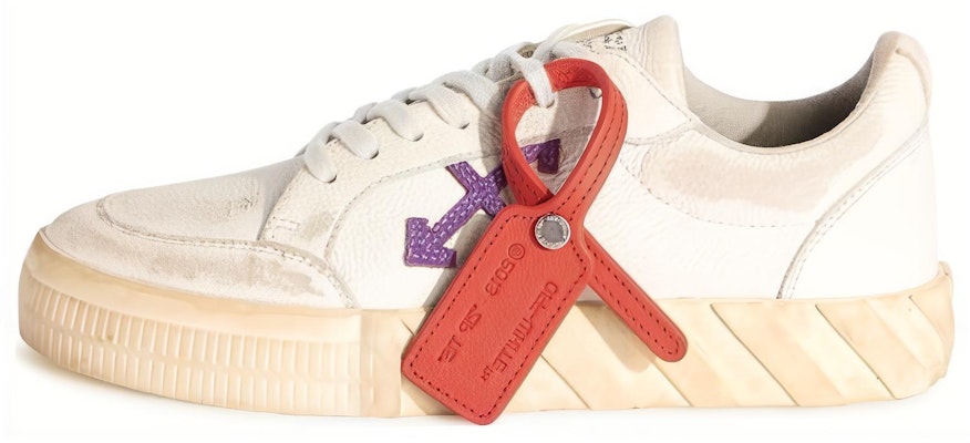 (W) Off-White Vulcanized Low Usé Blanc Violet OWIA272F23LEA0030137 Buy (W) Off-White Vulcanized Low Usé Blanc Violet OWIA272F23LEA0030137