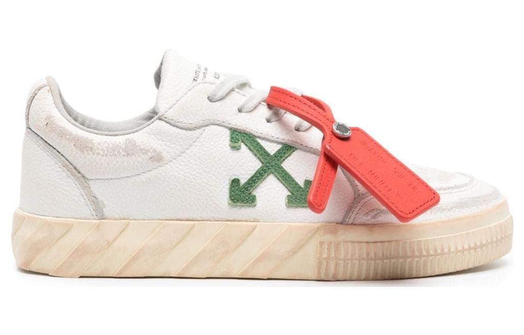 Order (W) Off-White Vulcanized Low Usurato Bianco Verde OWIA272F23LEA0030155