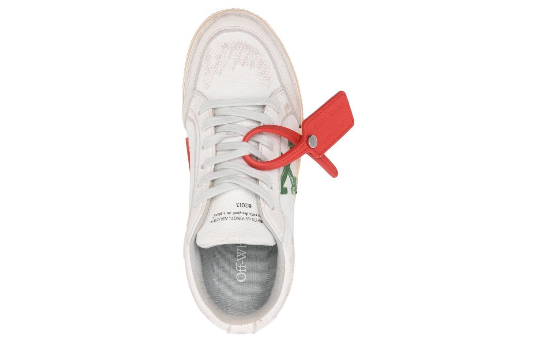 Purchase (W) Off-White Vulcanized Low Usurato Bianco Verde OWIA272F23LEA0030155