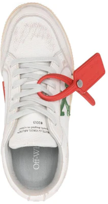 (W) Off-White Vulcanized Low Usurato Bianco Verde OWIA272F23LEA0030155 Purchase (W) Off-White Vulcanized Low Usurato Bianco Verde OWIA272F23LEA0030155