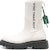 (W) Off-White Putih Hitam 'Boot Tapak Bertumit Tinggi Cetak Slogan' OWIE016C99MAT0010110