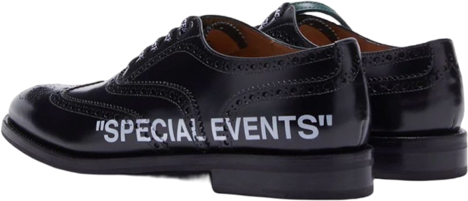 (W) Off-White x Church's Burwood 'Vintage Brogue Hitam' OWIF008T22LEA0011001 Lookbook (W) Off-White x Church's Burwood 'Vintage Brogue Hitam' OWIF008T22LEA0011001