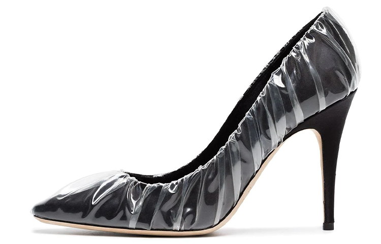 (W) Off-White Jimmy Choo Pumps Transparent 'Black'