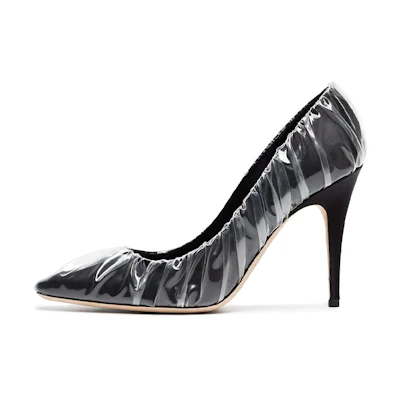 (W) Off-White Jimmy Choo Pumps Transparent 'Black'