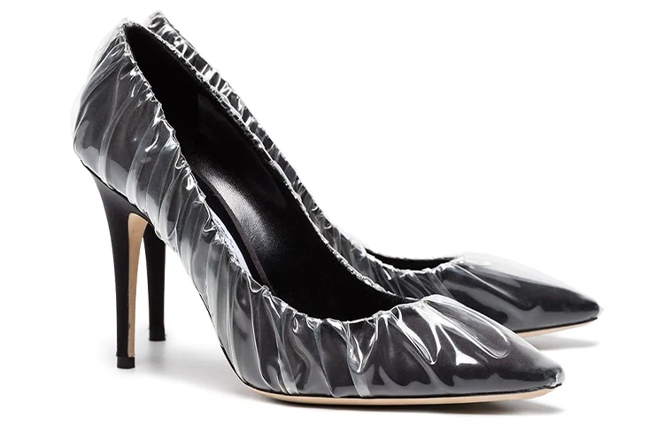 (W) Off-White Jimmy Choo Pumps Transparent 'Black' 圖 2