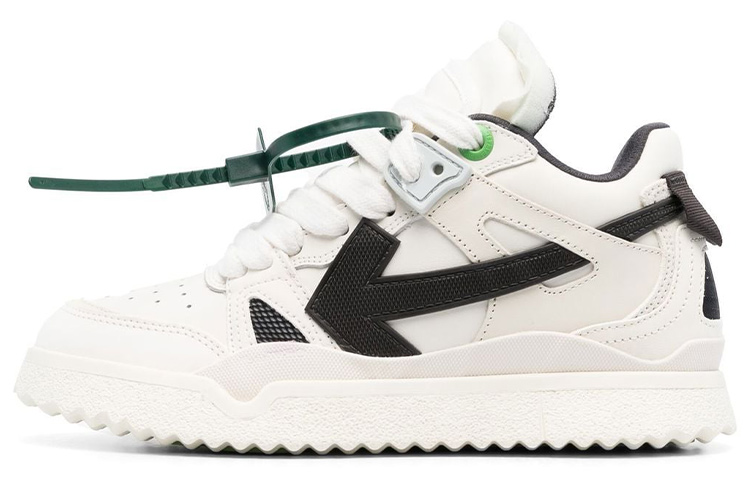 (W) Off-White Nike Dunk Low 'Leather White Black'