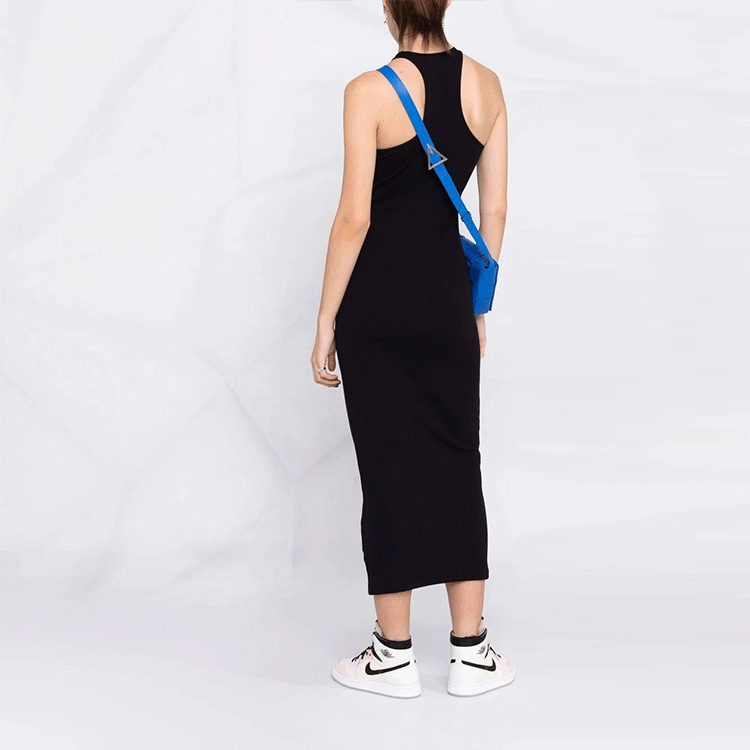 Shop (W) OFF-WHITE Y2K Gaun Tanpa Lengan Rib Wanita OWDB366C99JER0011001
