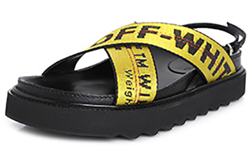 (W) Off-White Yellow Slippers 圖 2
