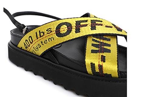 (W) Off-White Yellow Slippers 圖 3