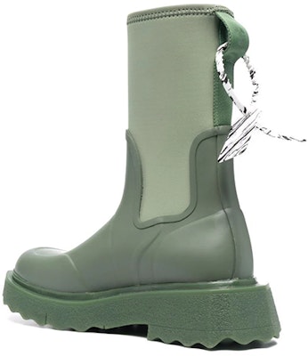(Women) Off-White Zip-Tie Rain Boot 'For Rainy Days - Green' OWIA265F21MAT0015720 Lookbook (Women) Off-White Zip-Tie Rain Boot 'For Rainy Days - Green' OWIA265F21MAT0015720
