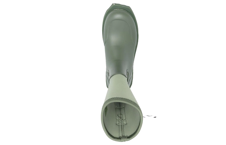 Shop (Women) Off-White Zip-Tie Rain Boot 'For Rainy Days - Green' OWIA265F21MAT0015720