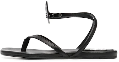 (Women) Off-White Zip Tie Sandals 'Black Leather' OWIH006R21LEA0011000 (Women) Off-White Zip Tie Sandals 'Black Leather' OWIH006R21LEA0011000