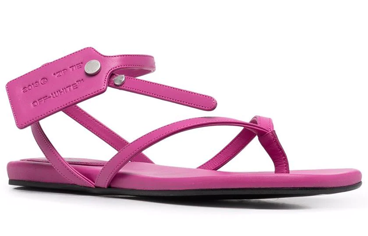 (W) Off-White Zip Tie Sandals 'Pink' 圖 2