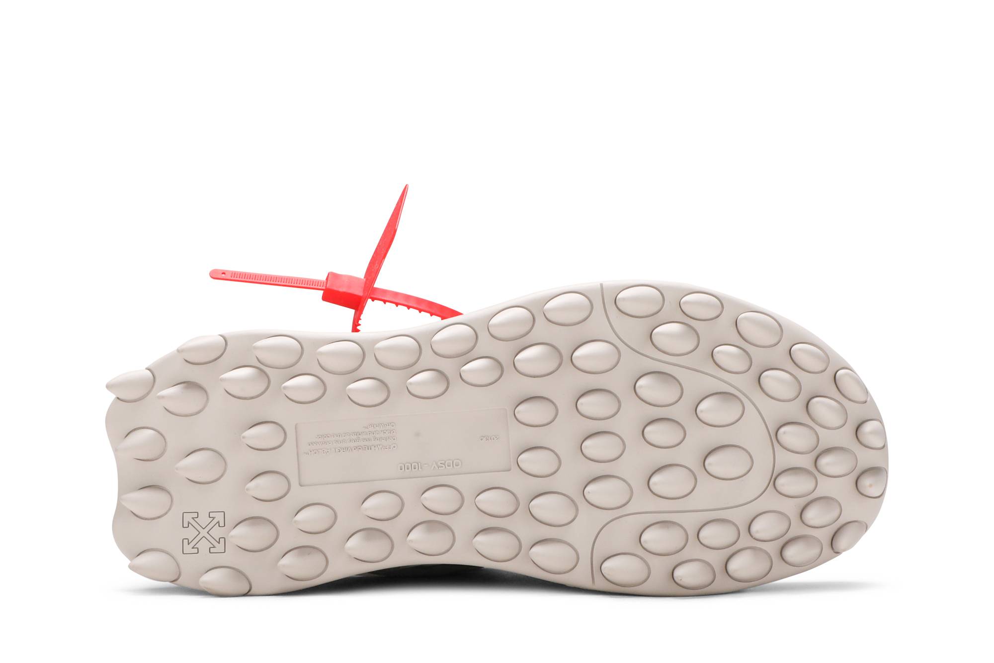 Shop (W) Off-White ODSY-1000 'Beige Pink' Wanita Pria Sneaker OWIA180S21FAB0016130