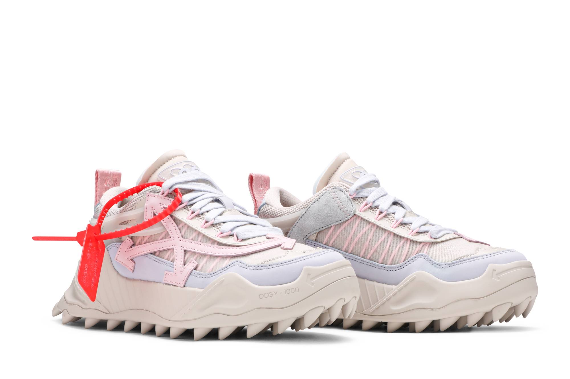 Cheap (W) Off-White ODSY-1000 'Beige Pink' Wanita Pria Sneaker OWIA180S21FAB0016130