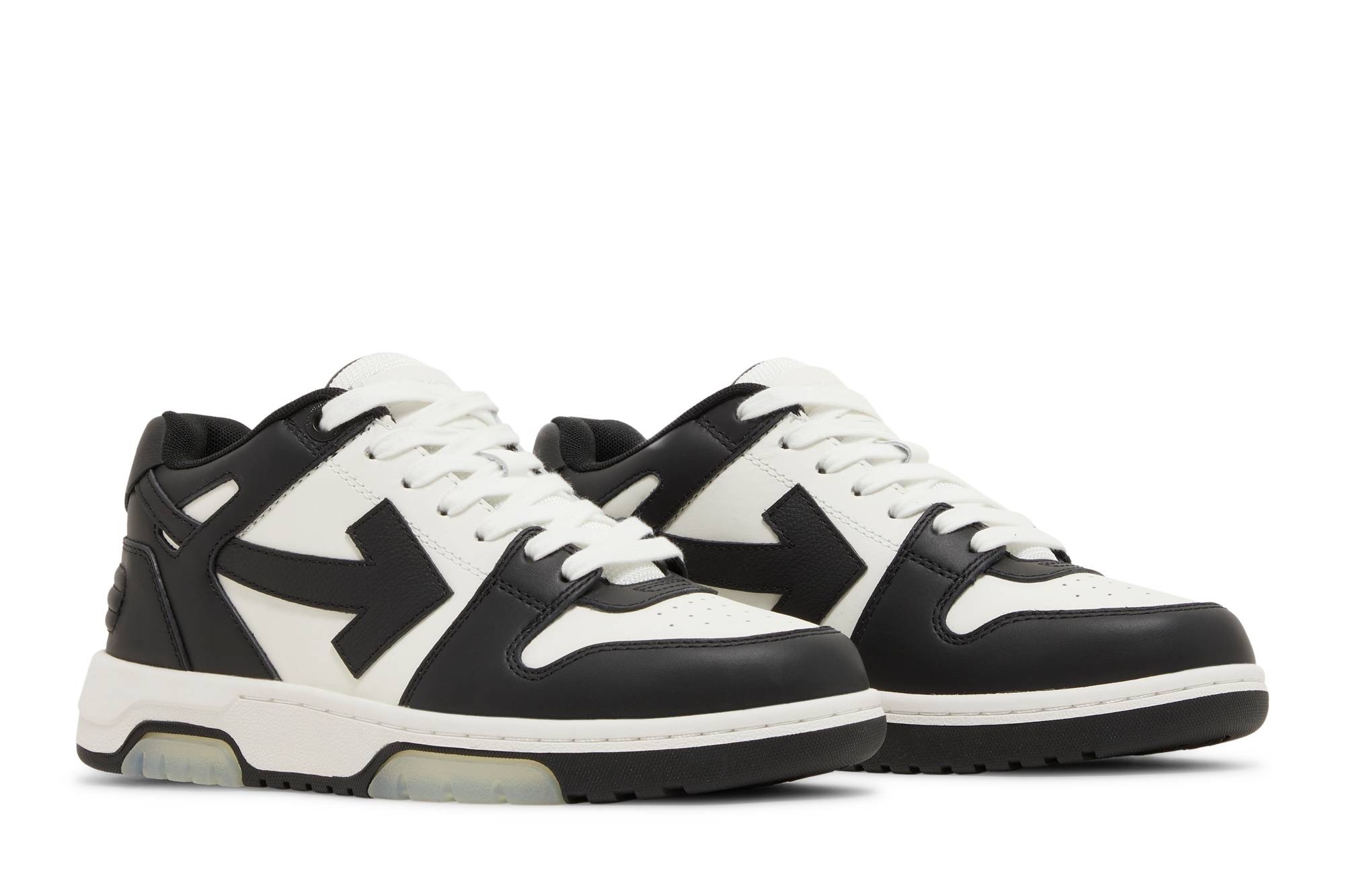 Cheap (W) Off-White Out of Office 2023 'Hitam Putih' Sneakers OWIA259C99LEA006-0110