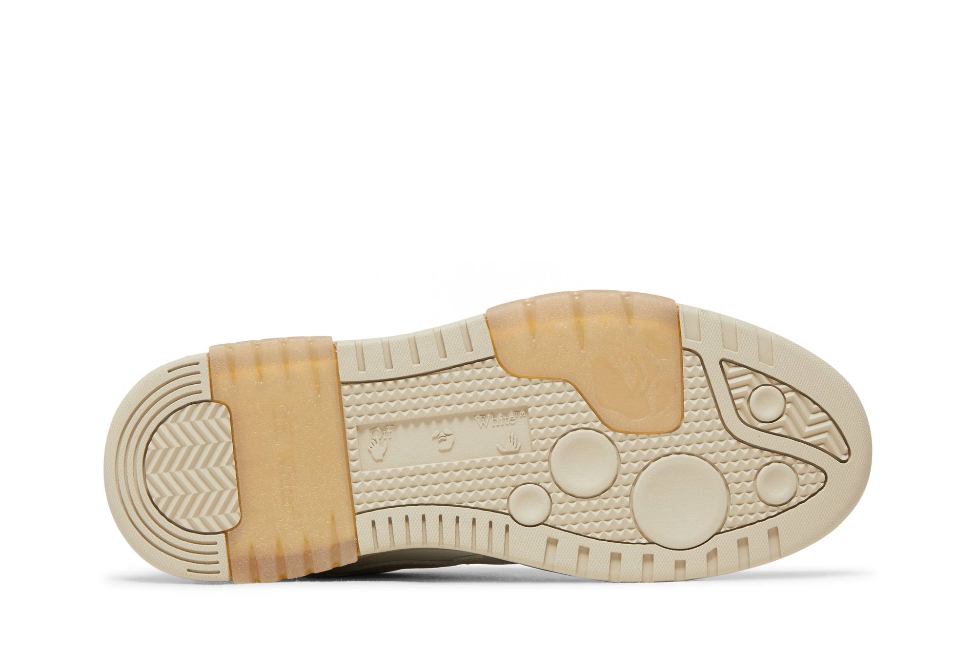 Shop (W) Off-White OO '米色' 运动鞋 OWIA259C99LEA006-0161