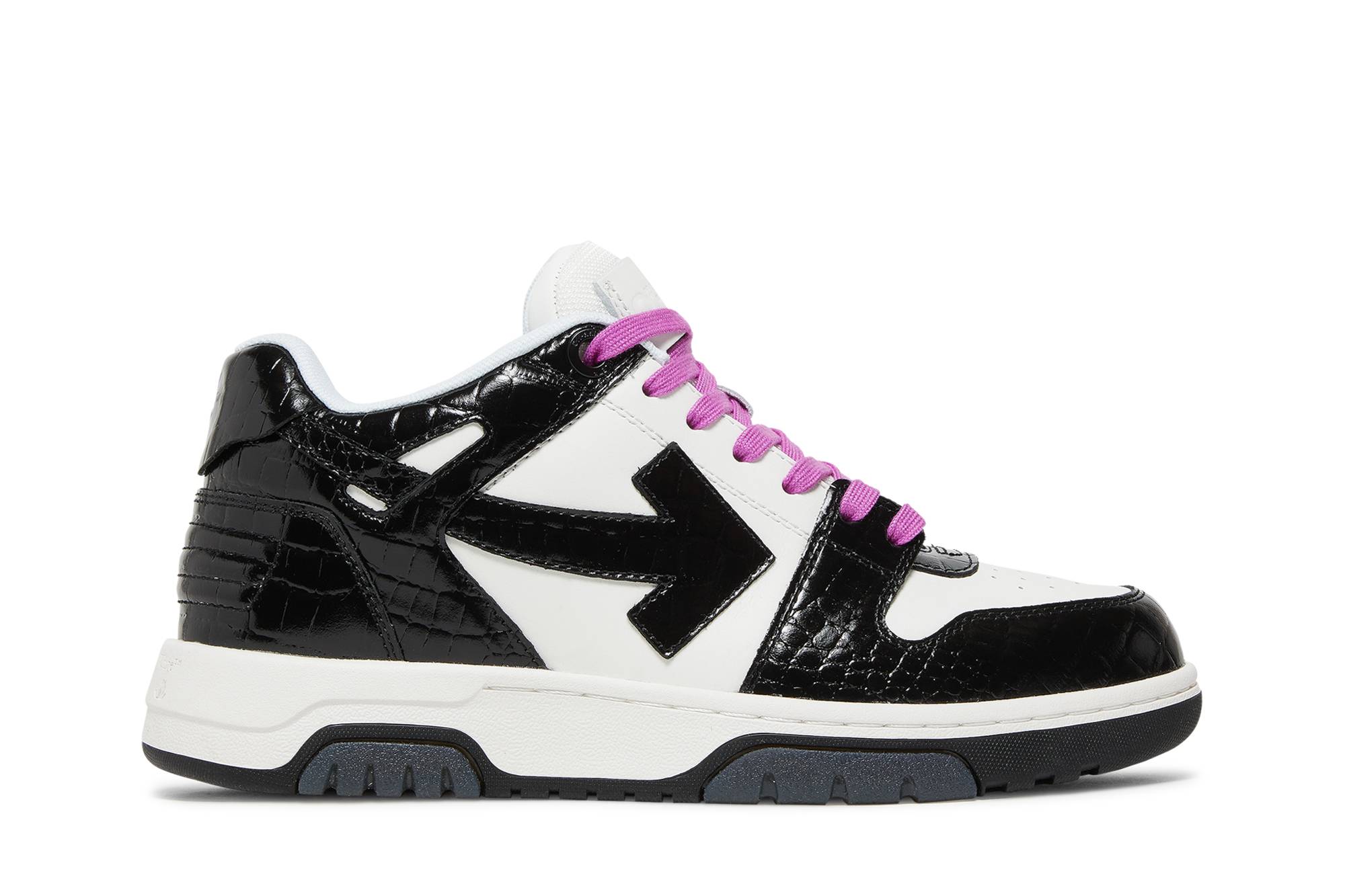 (W) Off-White Out of Office 'Black Deep Pink'