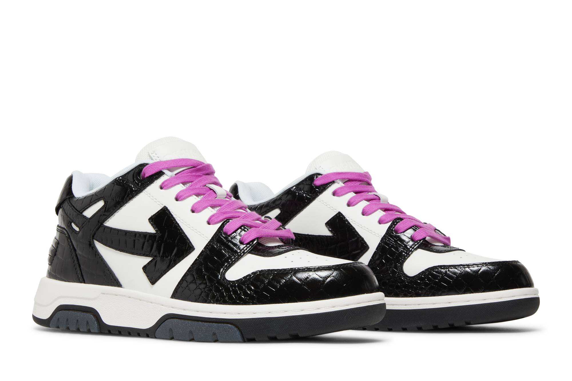 (W) Off-White Out of Office 'Black Deep Pink' 圖 8