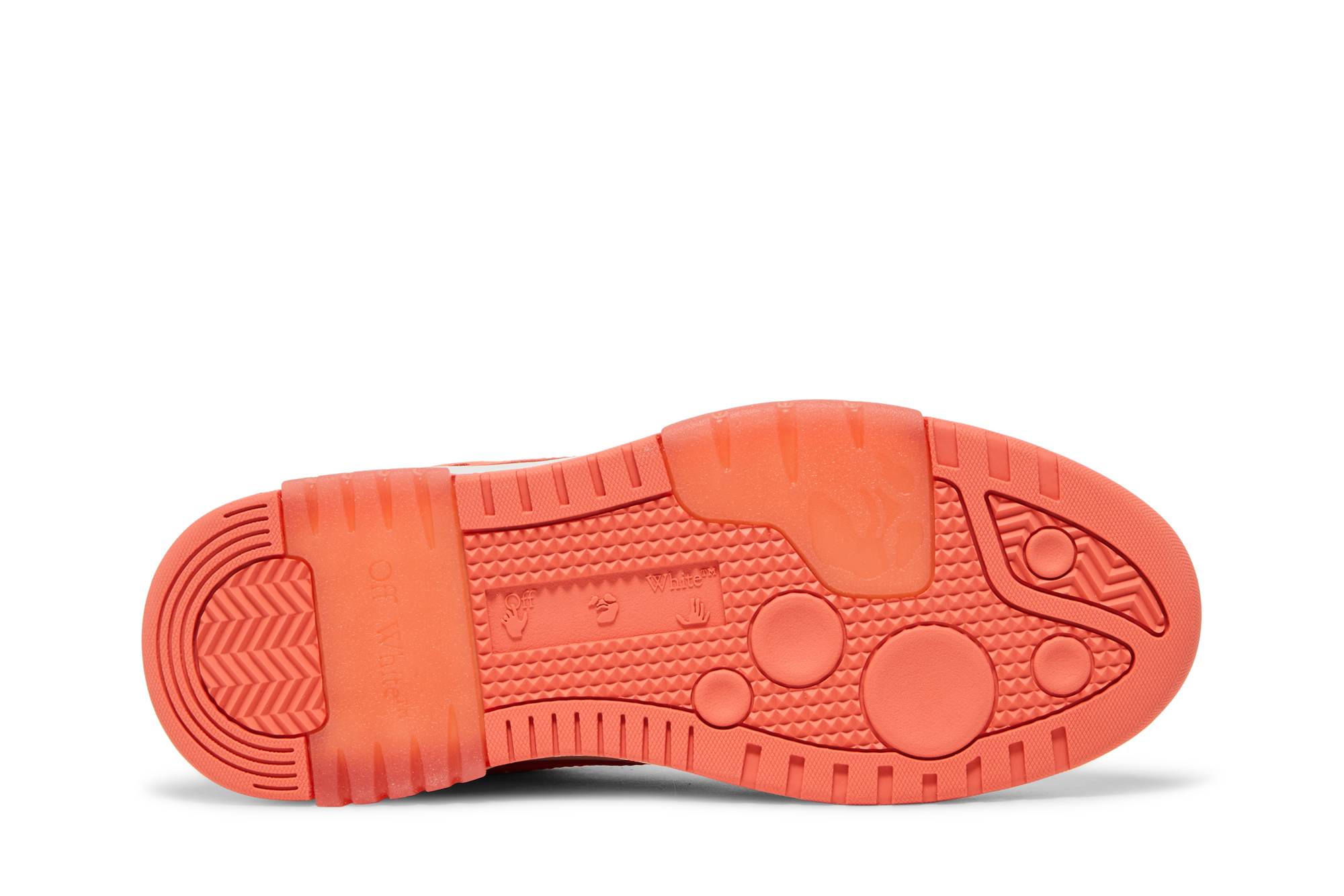 Shop (W) Off-White OOO '珊瑚红' 运动鞋 OWIA259S23LEA001-2601