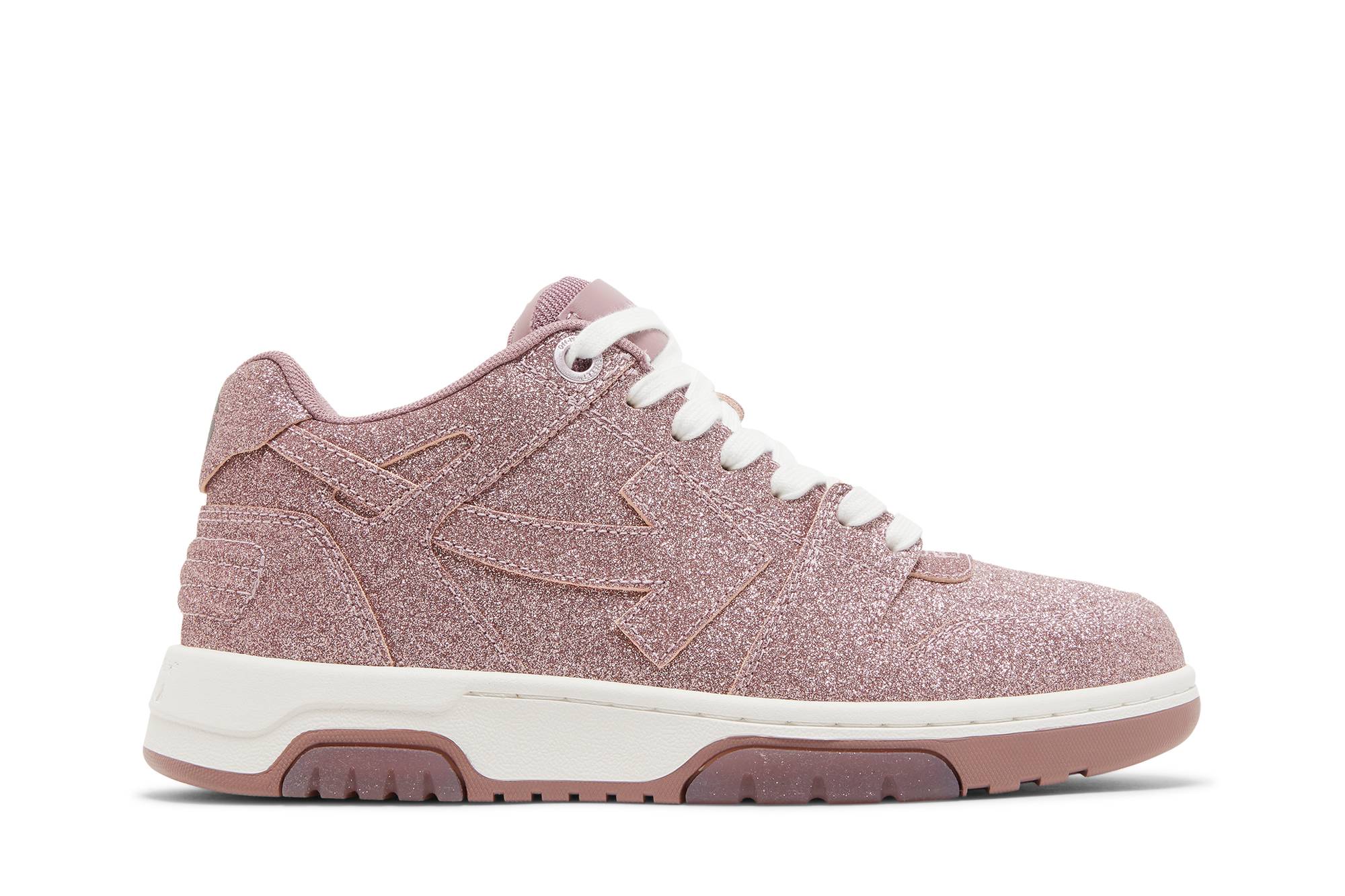 (W) Off-White Out Of Office 'Pink Glitter'