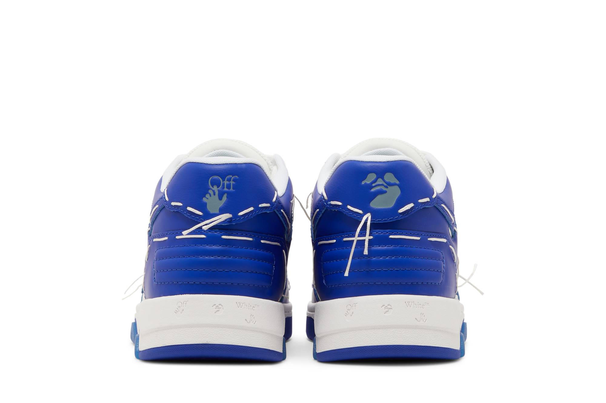 Details for OFF-WHITE Sartorial 皮革 低幫繫帶 時尚板鞋 女款 藍紫