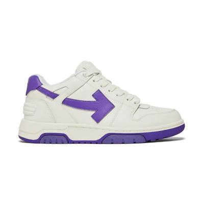(W) Off-White Out Of Office 'White Dark Purple'
