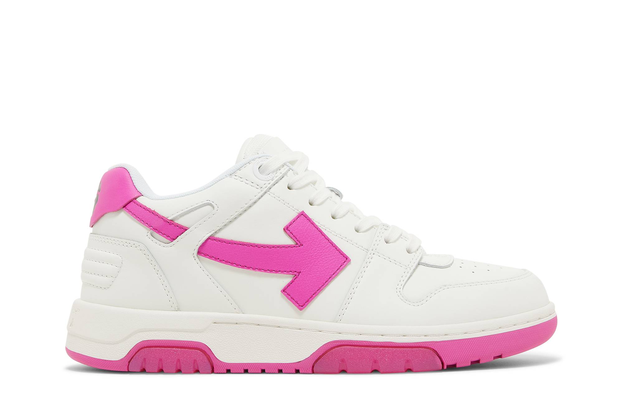 Buy OFF-WHITE Out Of Office 低幫系帶 時尚板鞋 女款 白粉色