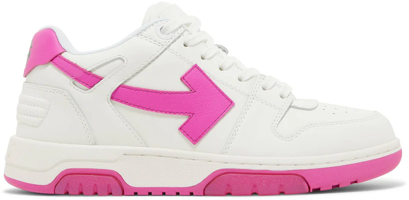 OFF-WHITE Out Of Office 低幫系帶 時尚板鞋 女款 白粉色 Buy OFF-WHITE Out Of Office 低幫系帶 時尚板鞋 女款 白粉色