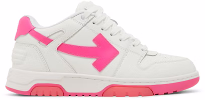 (Women) Off-White Out of Office 'White Fuchsia' OWIA259S23LEA001-0132 (Women) Off-White Out of Office 'White Fuchsia' OWIA259S23LEA001-0132