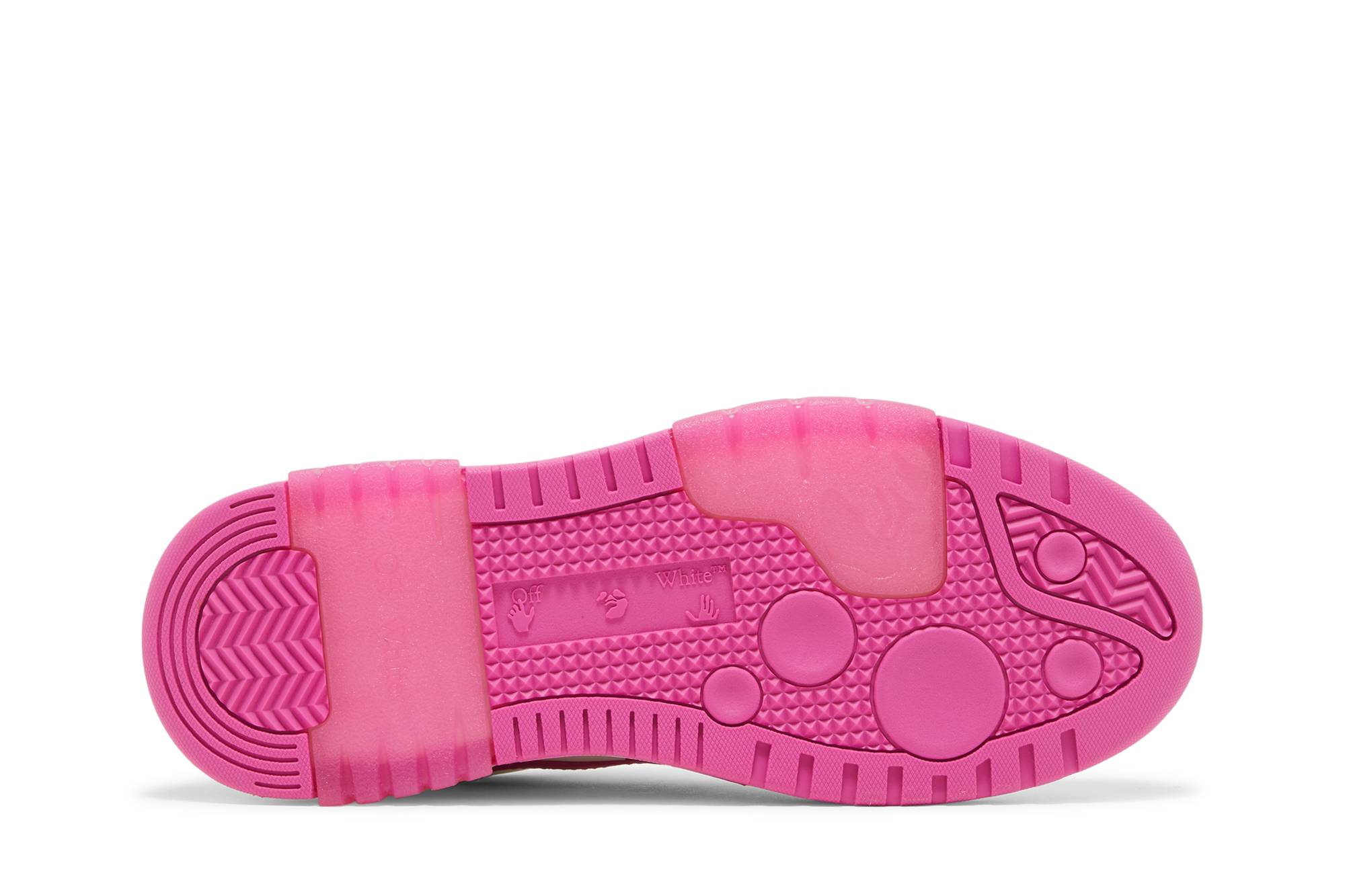 Shop OFF-WHITE Out Of Office 低幫系帶 時尚板鞋 女款 白粉色