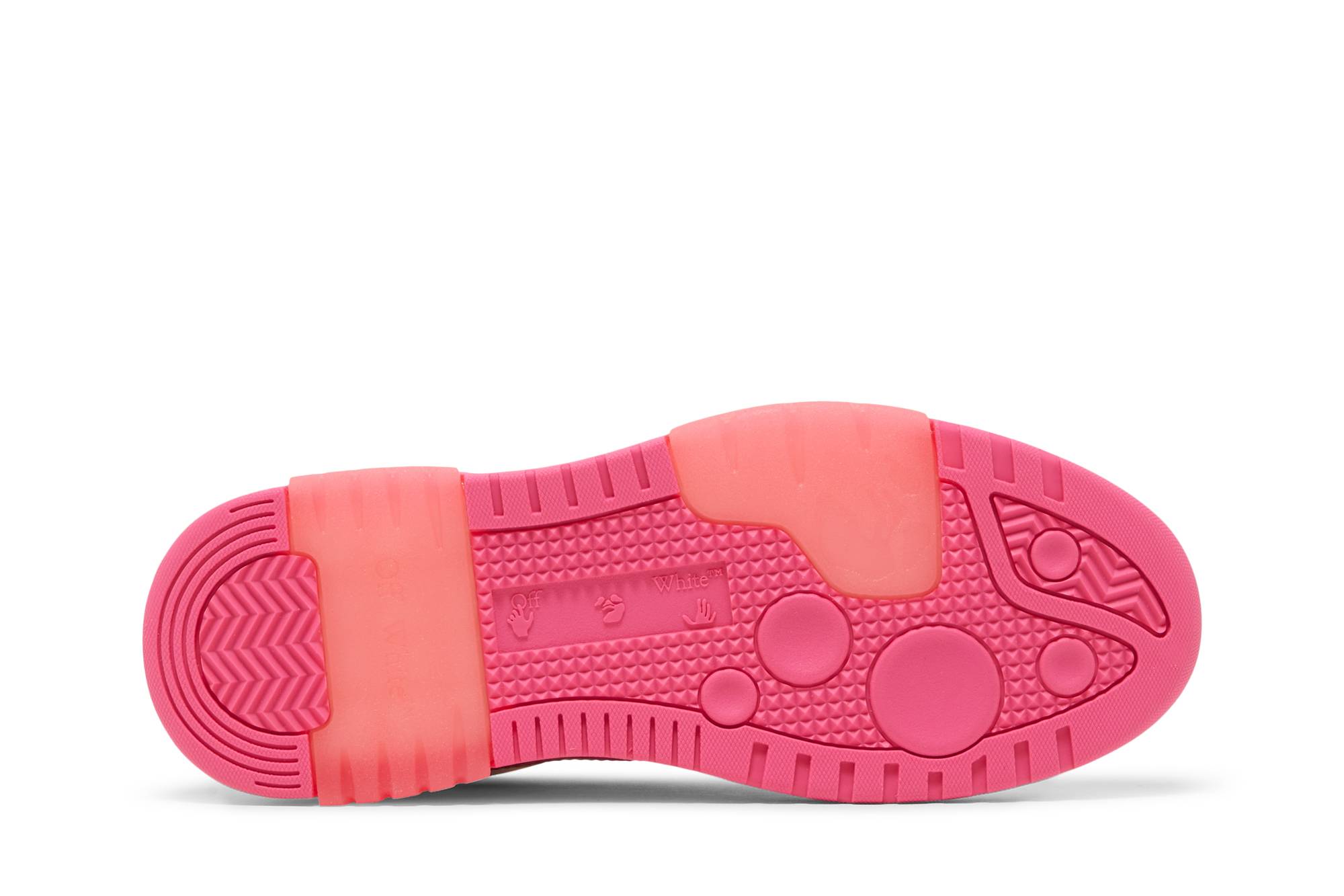 Shop (W) "Off-White Out of Office 'Blanco Fucsia'" OWIA259S23LEA001-0132